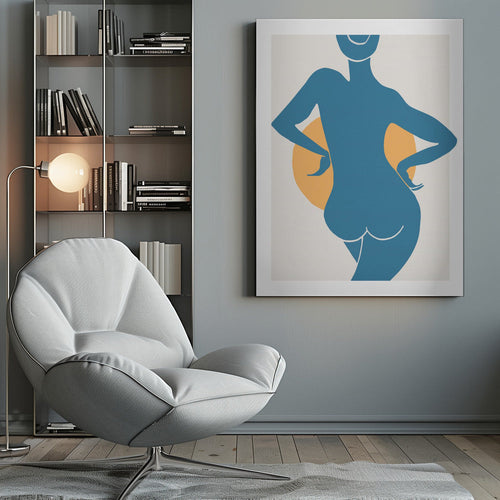 Arta cu femeie abstracta