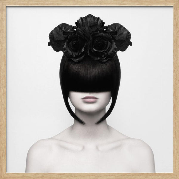 Tablou înramat „Black Widow” de Martina Nemcekova EP