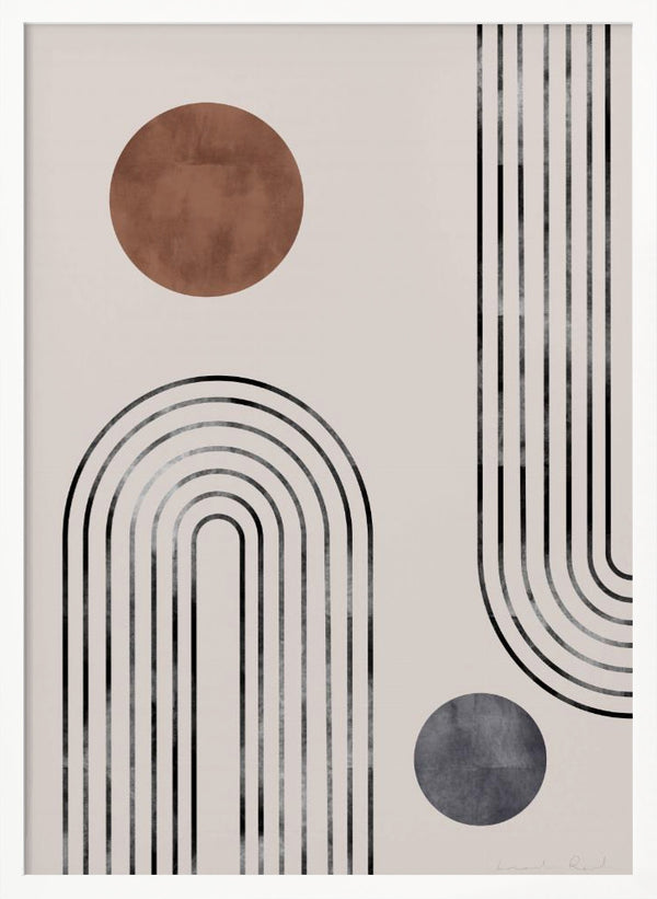 Tablou înramat „Archs and Buds” de Pictufy Studio II