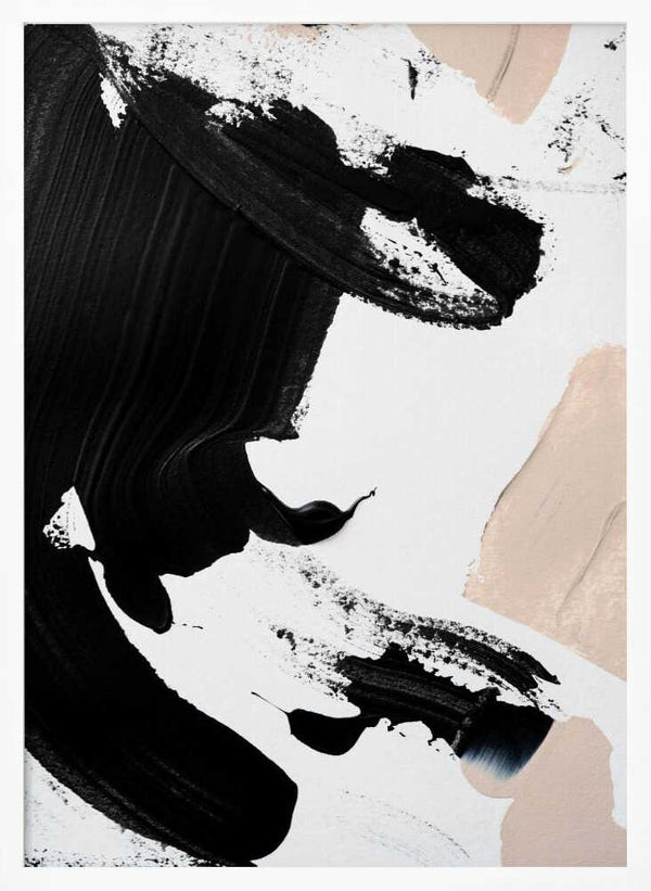 Tablou înramat „Black and Nude” de uplusmestudio