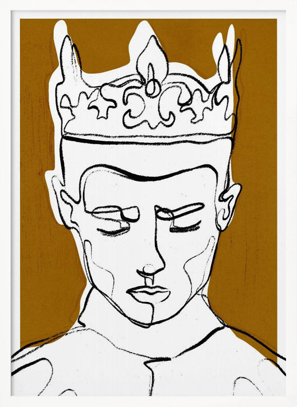 Tablou înramat „Silent Monarch” de Treechild