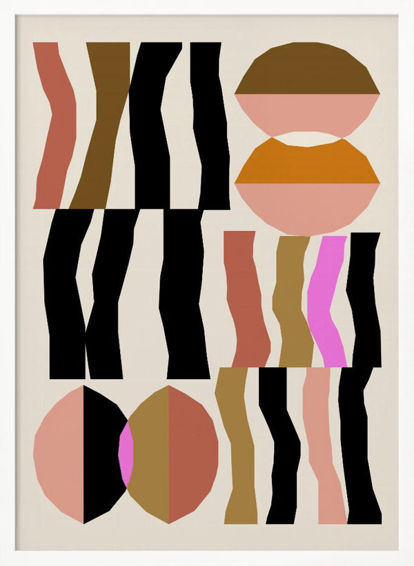 Tablou înramat „Abstract composition 26” de NKTN