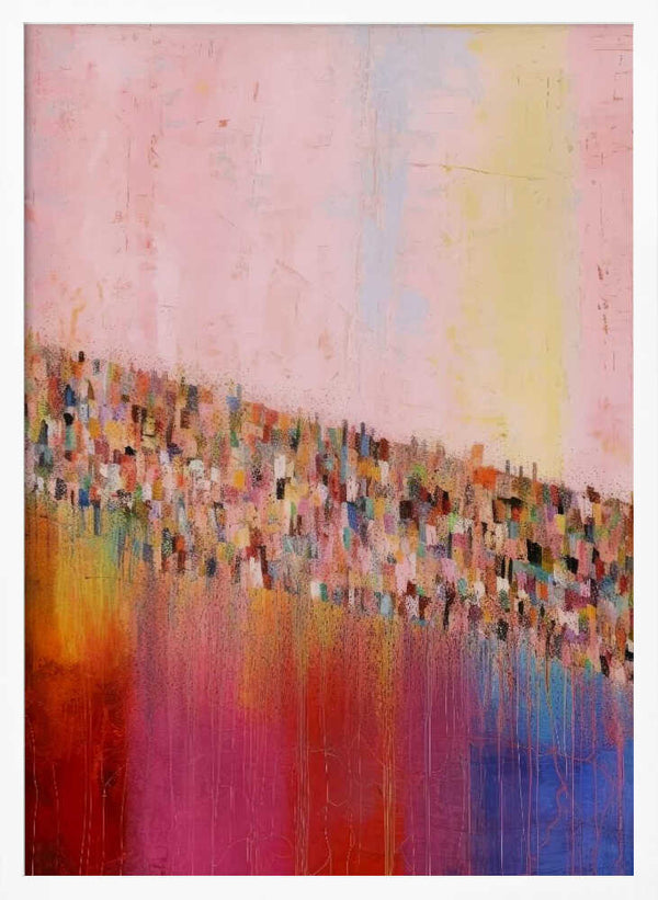 Tablou înramat „Colorful Cascade” de Treechild