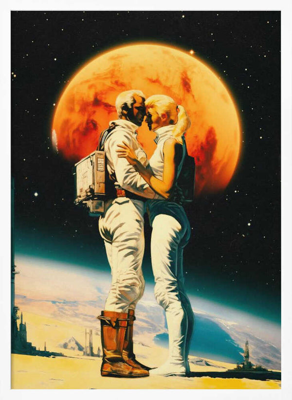 Tablou înramat „Intergalactic Love” de Taudalpoi