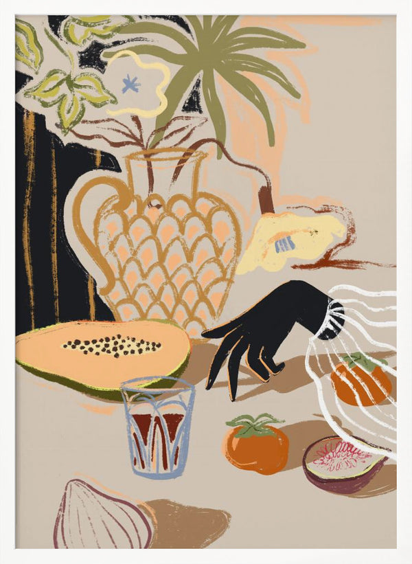 Tablou înramat „Fruitful Spread” de Arty Guava