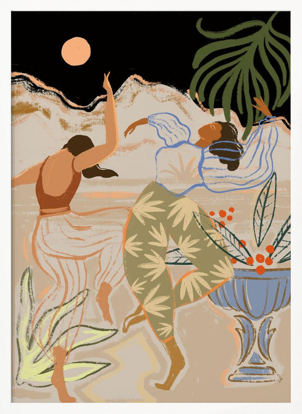 Tablou înramat „Moonlightdance” de Arty Guava