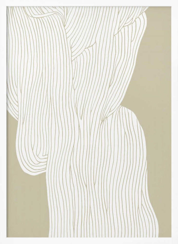 Tablou înramat „Flowing Line Harmony” de Treechild