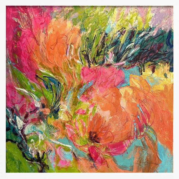 Tablou înramat „Vibrant Blossom Burst” de Dorothy Fagan