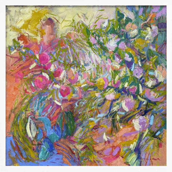Tablou înramat „Vibrant Floral Petals” de Dorothy Fagan