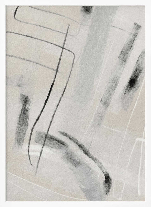 Tablou înramat „Gestual #5” de Alma