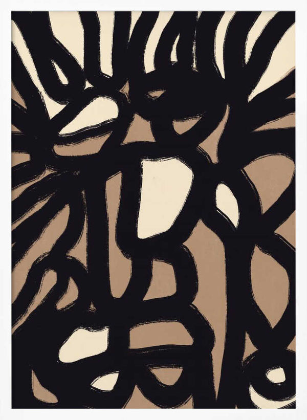 Tablou înramat „Dynamic Interplay Of Shapes” de Little Dean