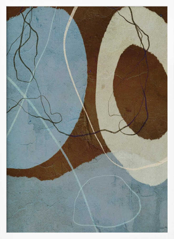 Tablou înramat „Ethereal Circles” de Treechild