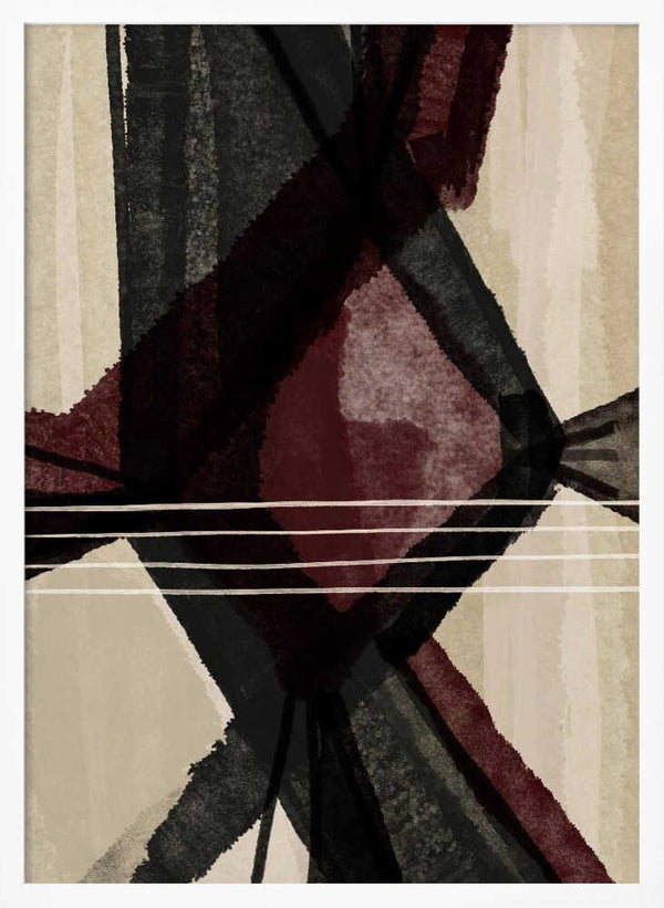 Tablou înramat „Movement III” de Gemma Bardot