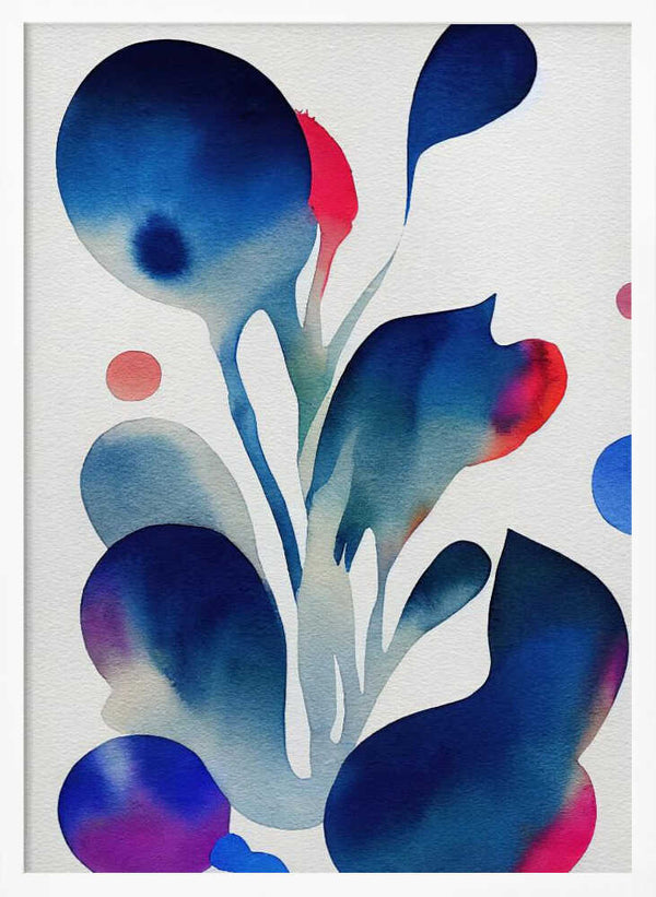 Tablou înramat „Nature Inspired Abstract Watercolor (Day 53)” de Mauro