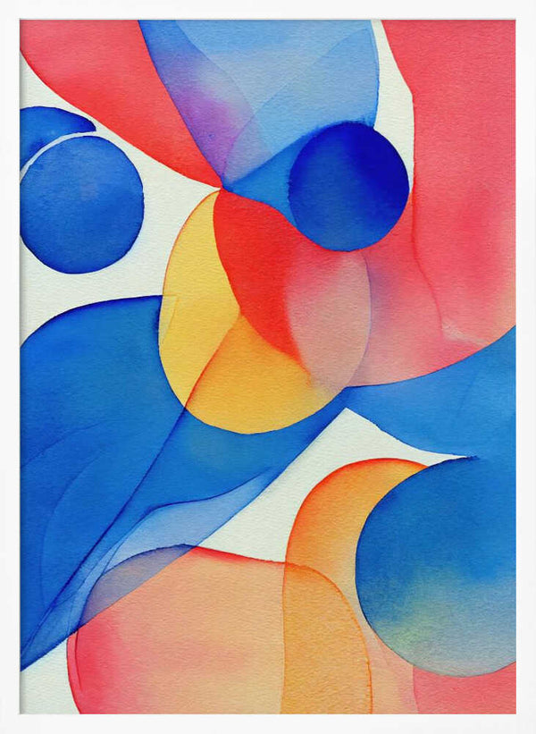 Tablou înramat „Nature Inspired Abstract Watercolor (Day 59)” de Mauro