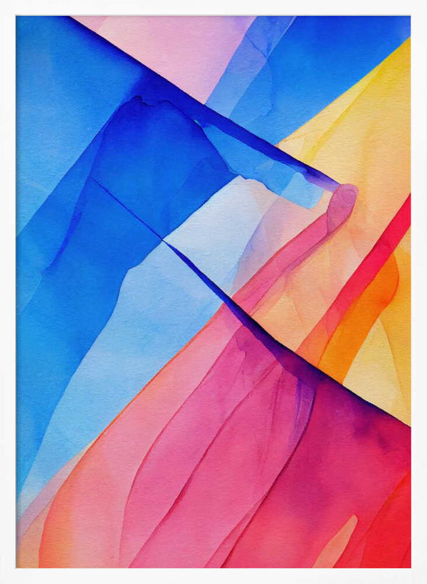 Tablou înramat „Nature Inspired Abstract Watercolor (Day 72)” de Mauro