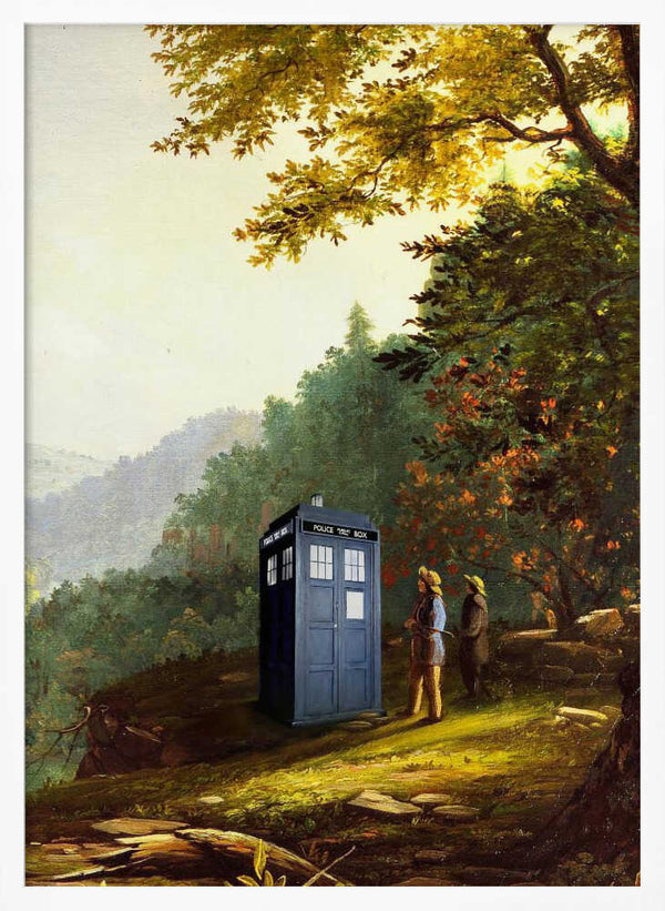 Tablou înramat „Is Time Travel Possible” de Dikhotomy