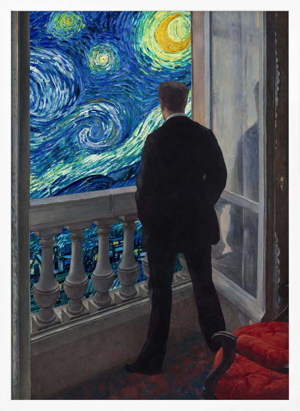 Tablou înramat „Starry Night View” de Dikhotomy