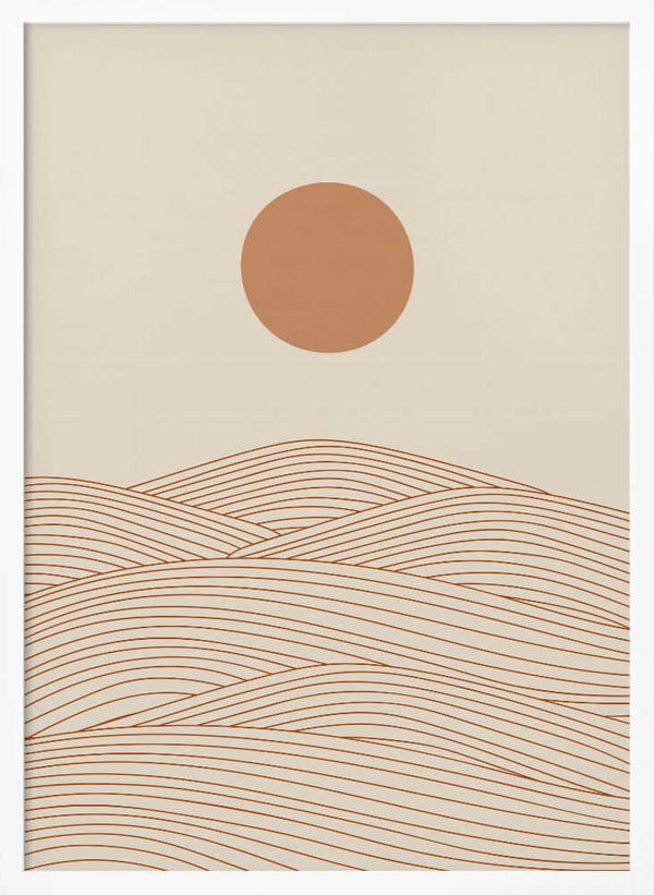 Tablou înramat „Over the Horizon” de Natasha Playell