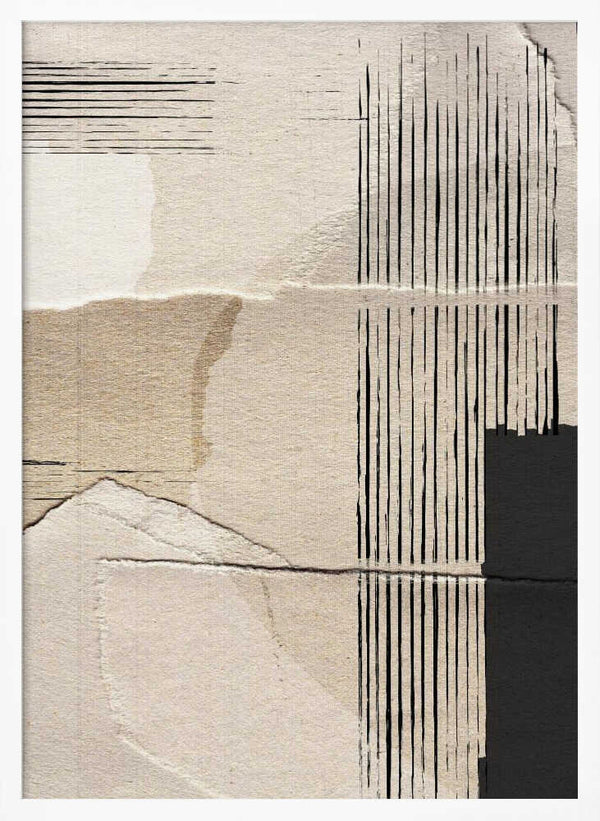 Tablou înramat „Paper Abstract” de Dan Hobday