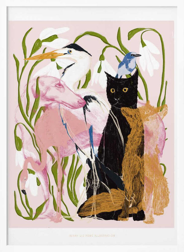 Tablou înramat „Jlr Collage2” de Jenny Liz Rome