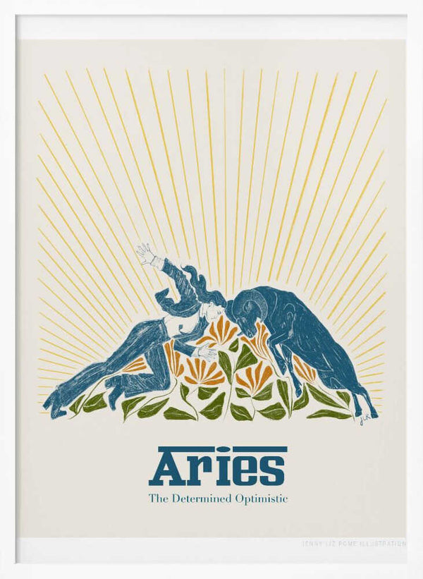 Tablou înramat „Jlr Aries Copy” de Jenny Liz Rome