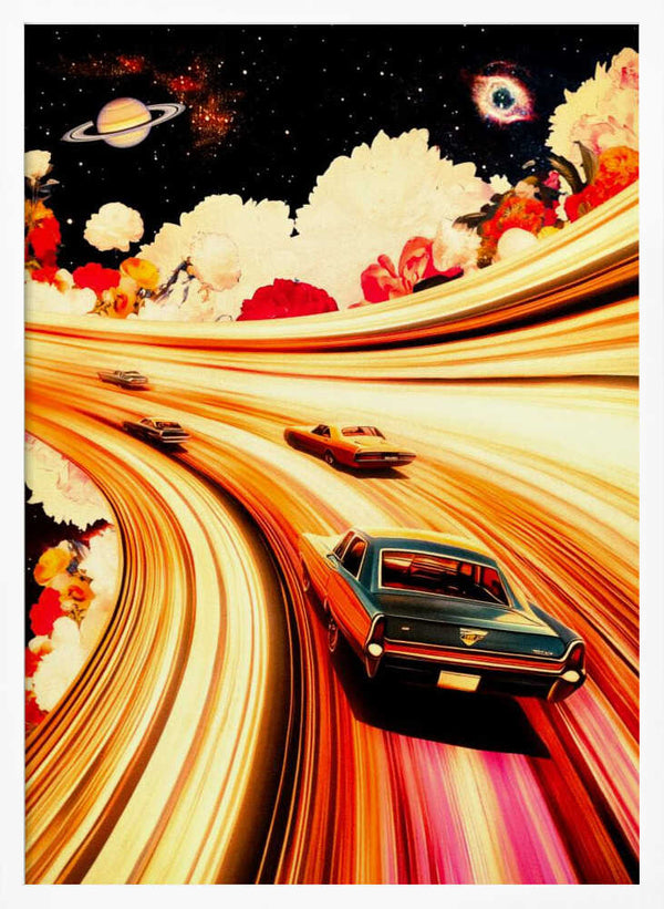 Tablou înramat „Flower Race” de Taudalpoi