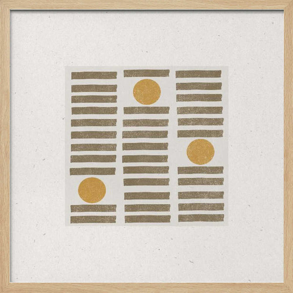 Tablou înramat „Golden Harmony” de THE MIUUS STUDIO