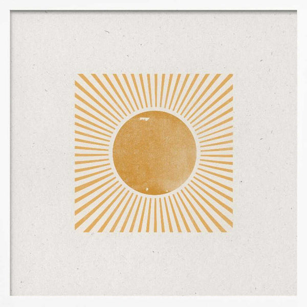 Tablou înramat „Radiant Sunburst” de THE MIUUS STUDIO