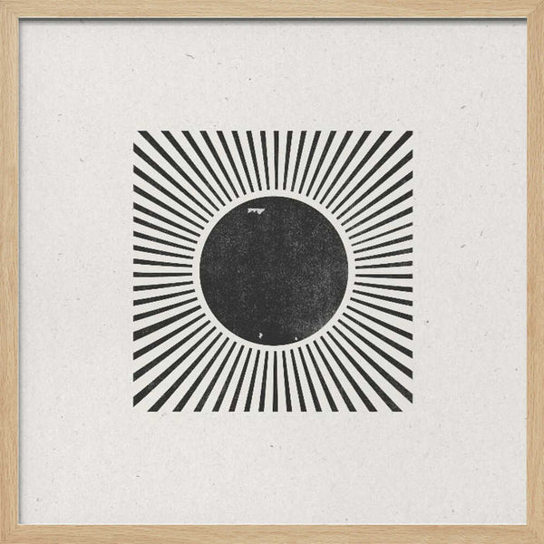 Tablou înramat „Radial Eclipse” de THE MIUUS STUDIO