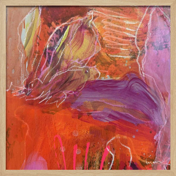 Tablou înramat „Vibrant Whirlwind” de Dorothy Fagan