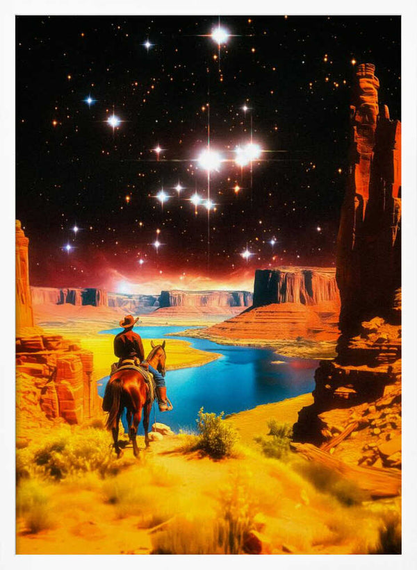 Tablou înramat „The Cosmic Frontier” de Taudalpoi