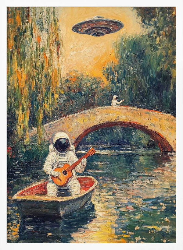 Tablou înramat „Ballad to the river” de Dikhotomy