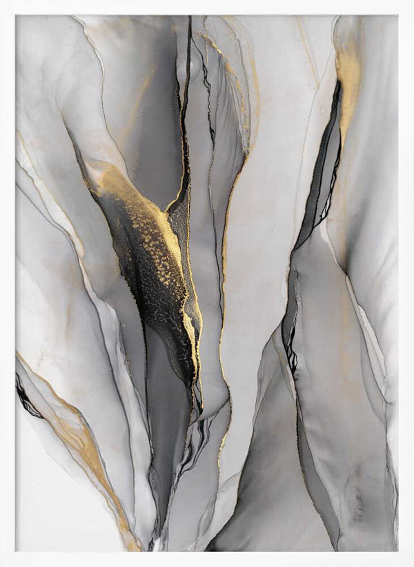 Tablou înramat „Golden Veins” de Alevtina Shelest