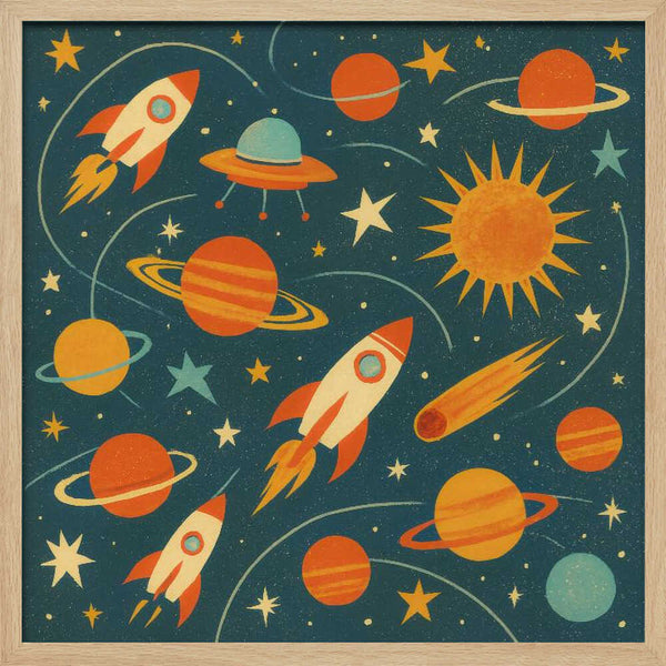 Tablou înramat „Planetary Exploration” de Taudalpoi