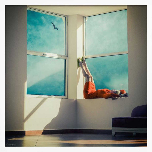 Tablou înramat „room with a view” de ambra