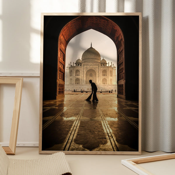 Tablou înramat „taj mahal cleaner” de Pavol Stranak