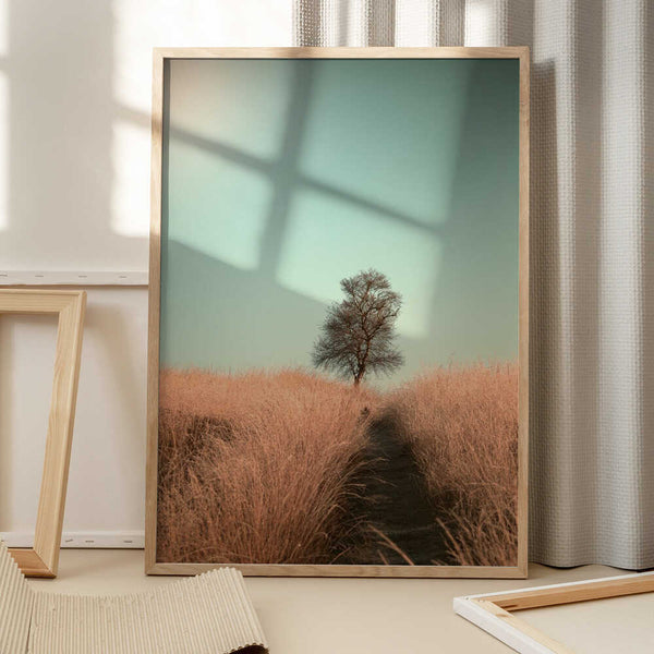 Tablou înramat „Grass and Path” de Jaap van den Helm