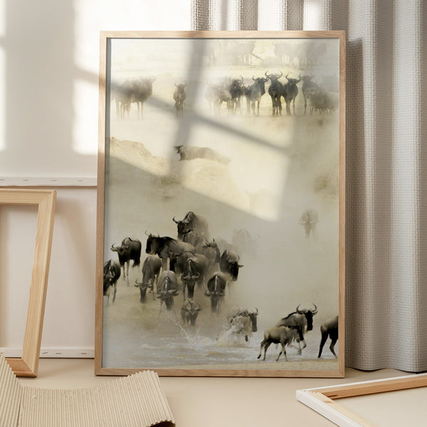 Tablou înramat „Swarming” de Husain Alfraid