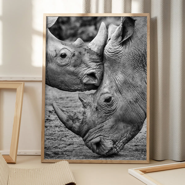 Tablou înramat „Face to face” de Jesus Concepcion Alvarado