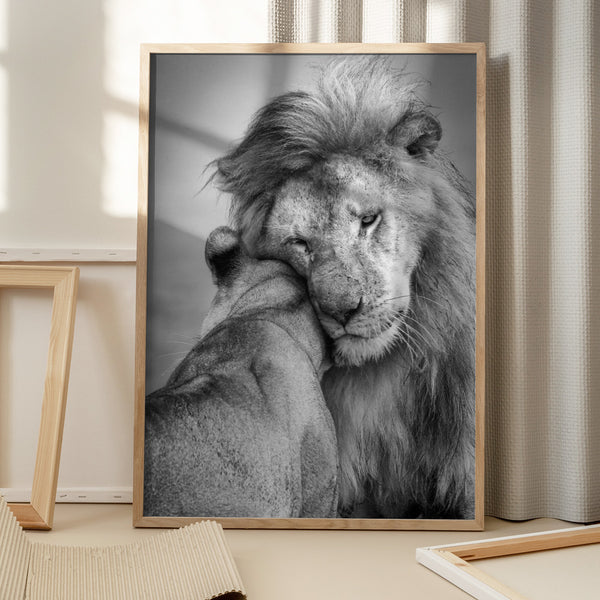 Tablou înramat „African Love!” de Ali Khataw