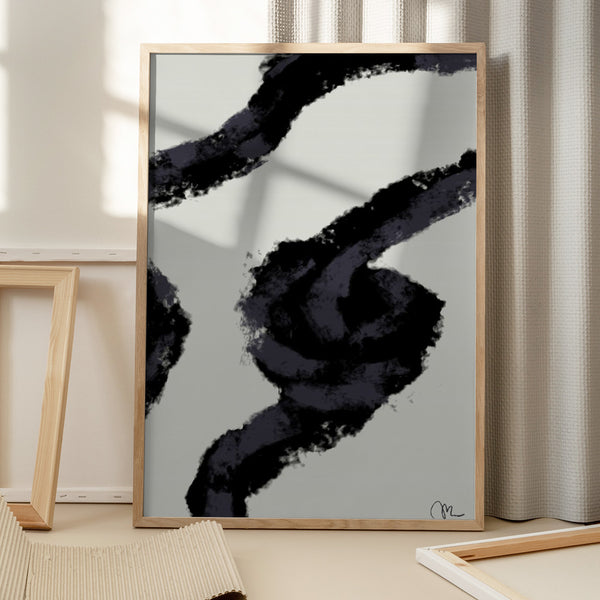 Tablou înramat „Rope” de Pictufy Studio II