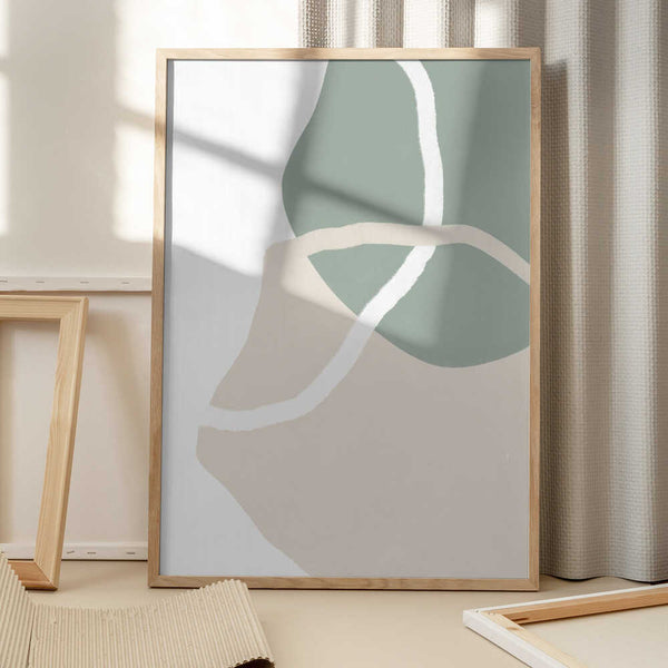 Tablou înramat „Abstract Earth Flow” de uplusmestudio