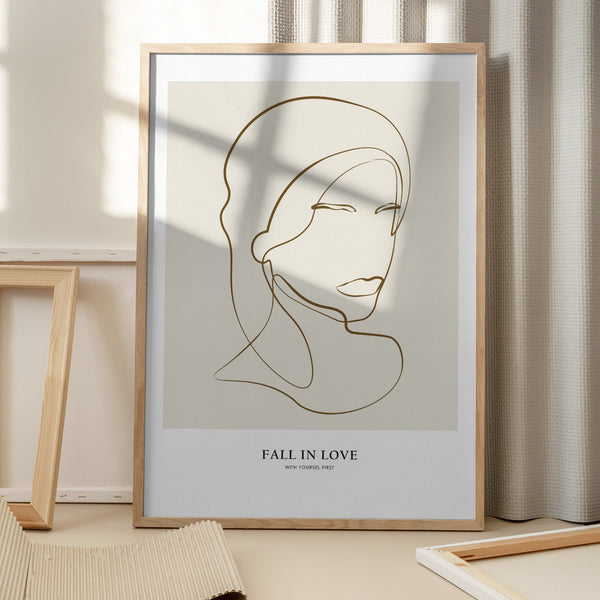 Tablou înramat „Woman portrait” de NKTN