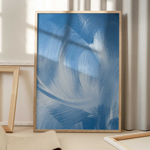 Tablou înramat „Acrylic Waves” de uplusmestudio