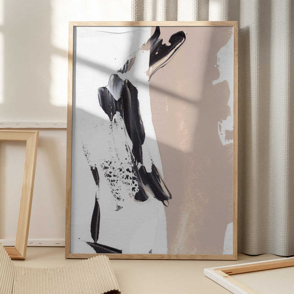 Tablou înramat „Monochrome Elegance” de uplusmestudio