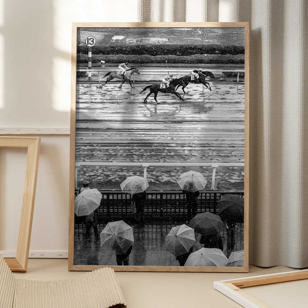 Tablou înramat „ Horse racing” de Takashi Hasegawa