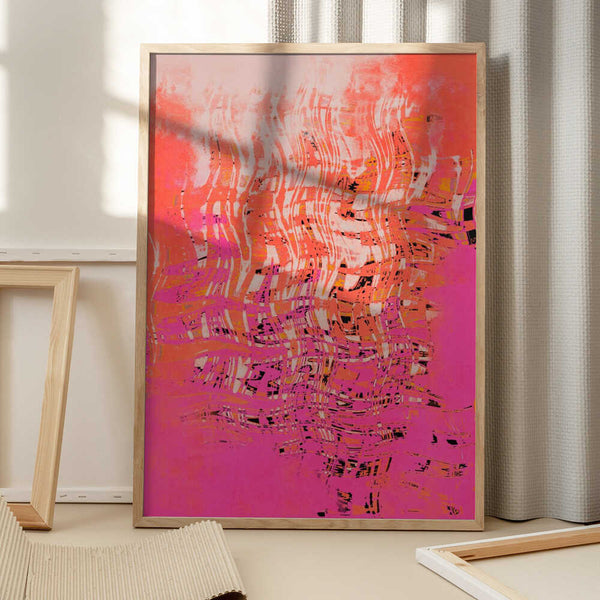 Tablou înramat „Vibrant Waves” de Treechild