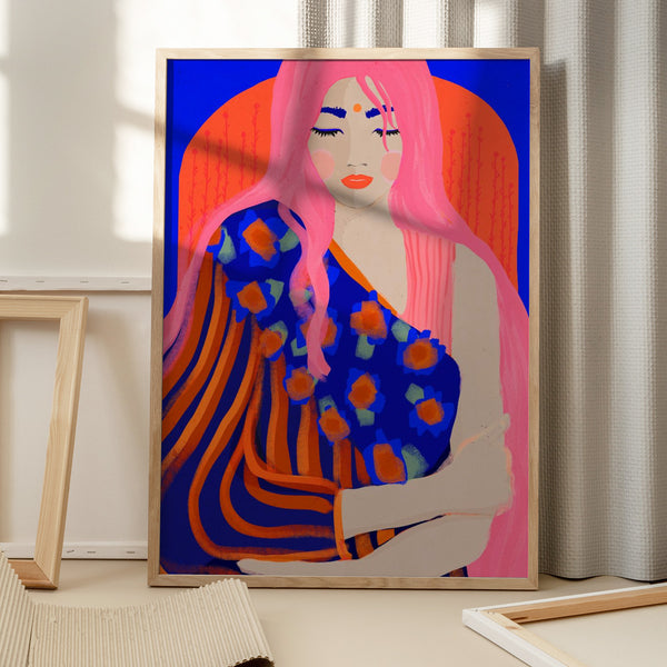 Tablou înramat „Vibrant Serenity” de Treechild