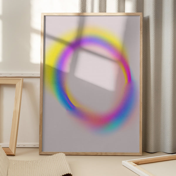 Tablou înramat „Luminous Spectrum Halo” de Treechild